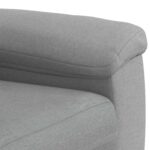 vidaXL Sada pohoviek 2 pcs Svetlosivá Látka – Obrázok 5