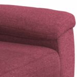 vidaXL Sada pohoviek 2 pcs Víno červené Látka – Obrázok 5