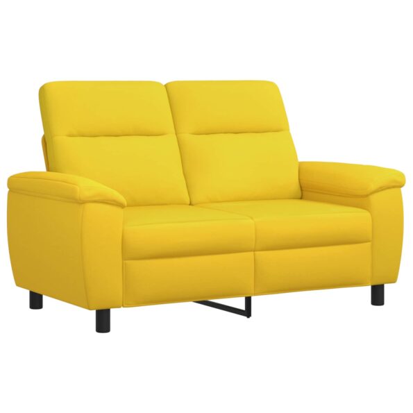vidaXL Sada pohoviek 2 pcs Svetložltá Látka – Obrázok 3