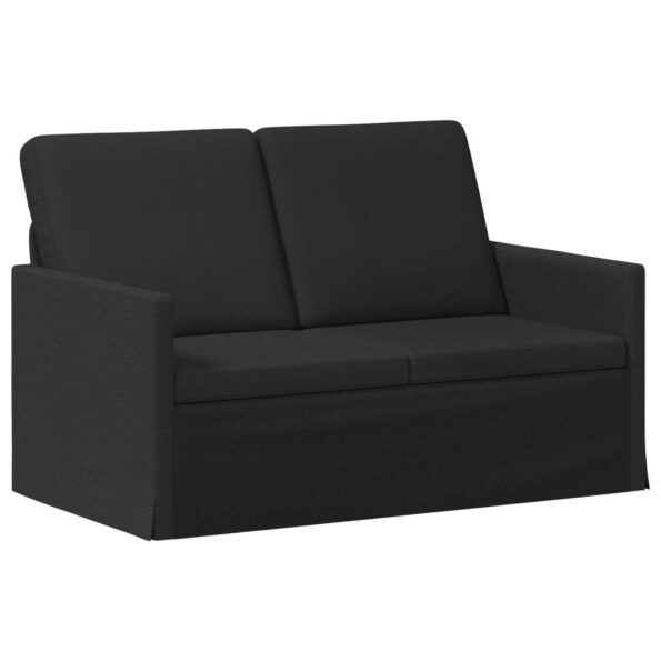 vidaXL Sada pohoviek 2 pcs Čierna Látka – Obrázok 4