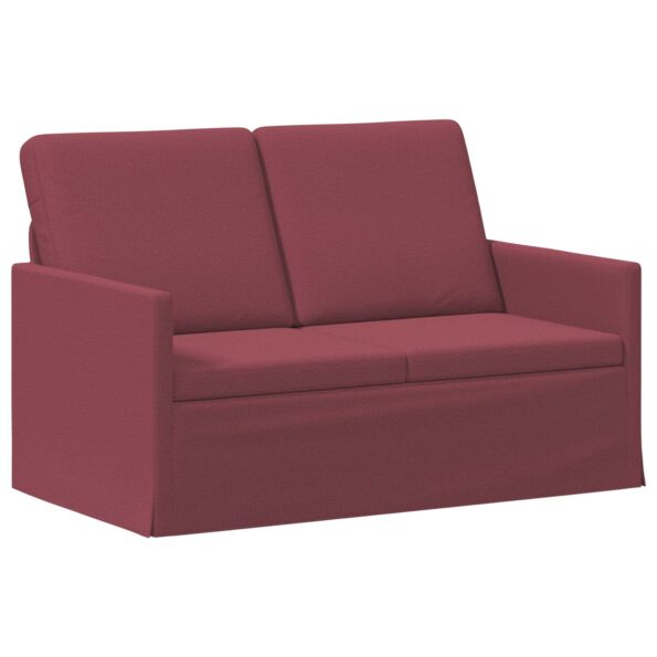 vidaXL Sada pohoviek 2 pcs Víno červené Látka – Obrázok 4