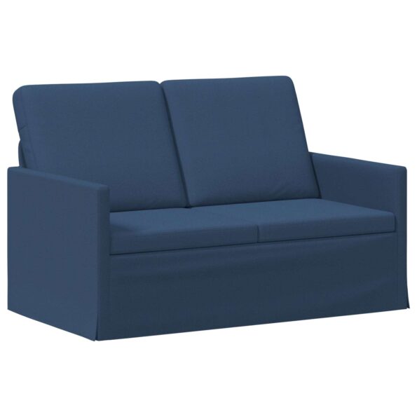 vidaXL Sada pohoviek 2 pcs Modrá Látka – Obrázok 4