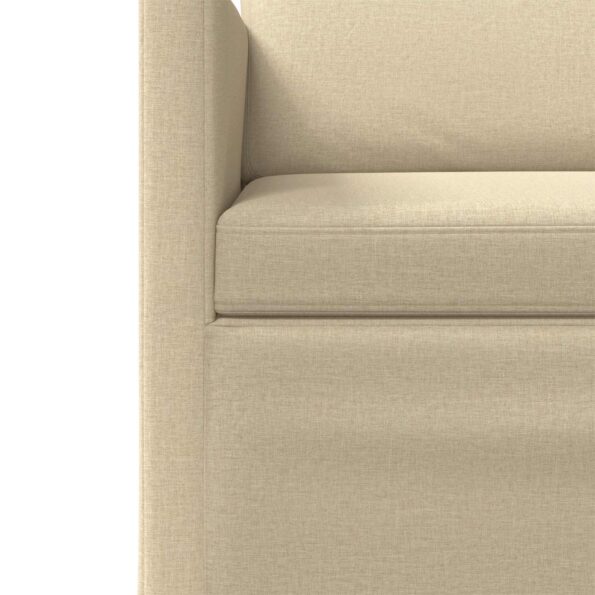 vidaXL Sada pohoviek 2 pcs Krémová Látka – Obrázok 5