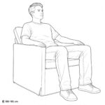 vidaXL Sada pohoviek 2 pcs Modrá Látka – Obrázok 9