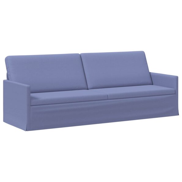 vidaXL Sada pohoviek 2 pcs Modrá džínovina Látka – Obrázok 4