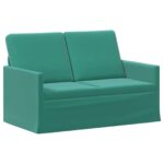 vidaXL Sada pohoviek 2 pcs Tyrkysová Zamat – Obrázok 4