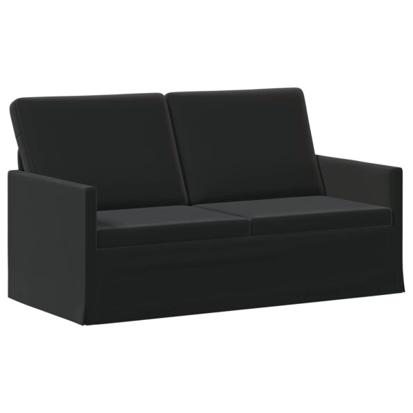 vidaXL Sada pohoviek 2 pcs Čierna Zamat – Obrázok 4