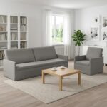 vidaXL Sada pohoviek 2 pcs Svetlosivá Zamat