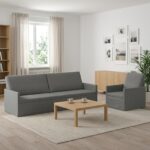 vidaXL Sada pohoviek 2 pcs Tmavosivá Zamat
