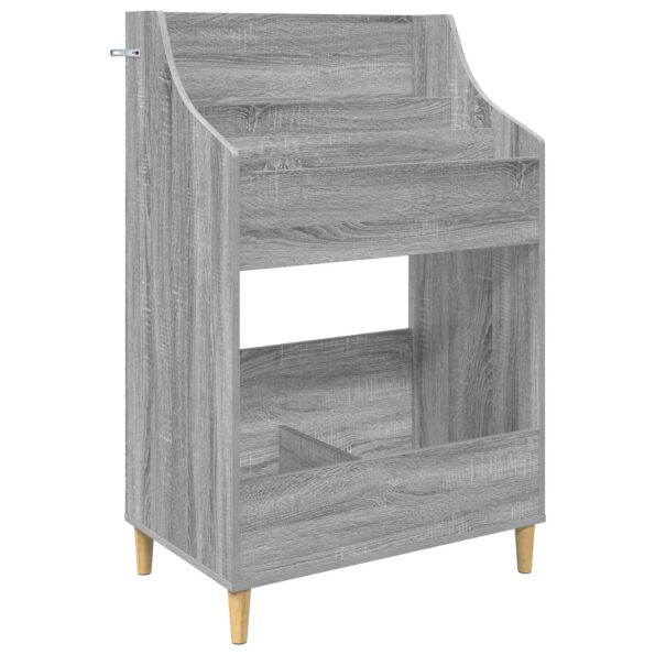 vidaXL Sada políc na médiá 3 ks Sivý Sonoma 212 x 46 x 112 cm – Obrázok 5