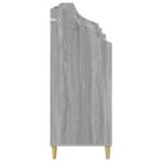 vidaXL Sada políc na médiá 3 ks Sivý Sonoma 212 x 46 x 112 cm – Obrázok 7