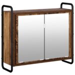 vidaXL Set kabinetov do kúpeľne 3 ks Staré drevo 40 x 36 x 99,5 cm – Obrázok 3