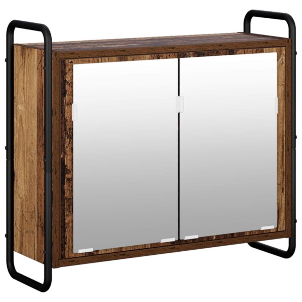 vidaXL Set kabinetov do kúpeľne 3 ks Staré drevo 40 x 36 x 99,5 cm – Obrázok 3