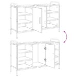 vidaXL Set kabinetov do kúpeľne 3 ks Dub sonoma 40 x 36 x 200,5 cm – Obrázok 10