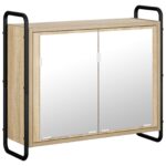 vidaXL Set kabinetov do kúpeľne 3 ks Dub sonoma 40 x 36 x 200,5 cm – Obrázok 3