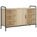 vidaXL Set kabinetov do kúpeľne 3 ks Dub sonoma 40 x 36 x 200,5 cm – Obrázok 4