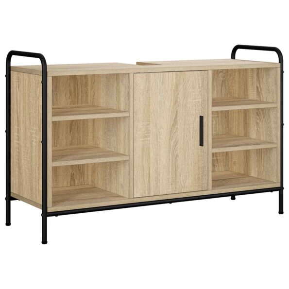 vidaXL Set kabinetov do kúpeľne 3 ks Dub sonoma 40 x 36 x 200,5 cm – Obrázok 4