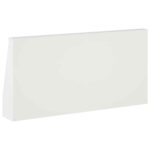 vidaXL Oporný múr 4 ks 40 x 12 x 50 cm Oceľ Biela – Obrázok 5