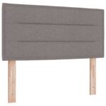 vidaXL Posteľ boxspring s matracom Sivohnedá 120 x 200 cm Látka – Obrázok 4