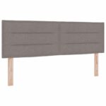 vidaXL Posteľ boxspring s matracom Sivohnedá 160 x 200 cm Látka – Obrázok 3