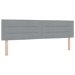 vidaXL Posteľ boxspring s matracom Svetlosivá 180 x 200 cm Látka – Obrázok 4