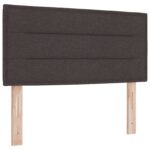 vidaXL Posteľ boxspring s matracom Tmavohnedá 100 x 200 cm Látka – Obrázok 5