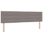 vidaXL Posteľ boxspring s matracom Sivohnedá 180 x 200 cm Látka – Obrázok 3