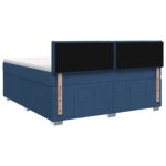 vidaXL Posteľ boxspring s matracom Modrá 140 x 200 cm Látka – Obrázok 9