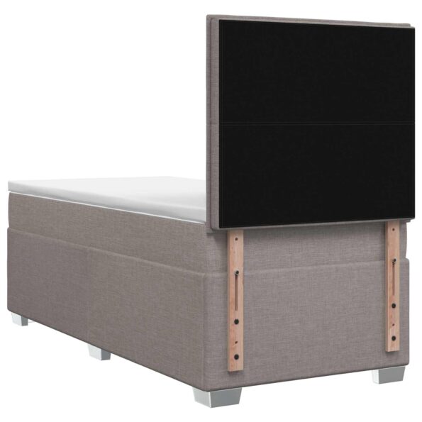vidaXL Posteľ boxspring s matracom Sivohnedá 80 x 200 cm Látka – Obrázok 7