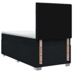 vidaXL Posteľ boxspring s matracom Čierna 100 x 200 cm Látka – Obrázok 7
