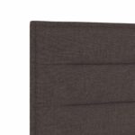 vidaXL Posteľ boxspring s matracom Tmavohnedá 140 x 190 cm Látka – Obrázok 9