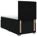vidaXL Posteľ boxspring s matracom Čierna 100 x 200 cm Látka – Obrázok 7