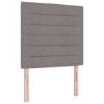 vidaXL Posteľ boxspring s matracom Sivohnedá 80 x 200 cm Látka – Obrázok 4