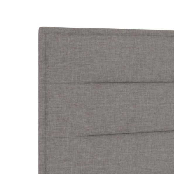 vidaXL Posteľ boxspring s matracom Sivohnedá 90 x 190 cm Látka – Obrázok 8