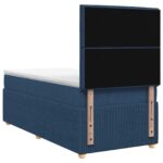 vidaXL Posteľ boxspring s matracom Modrá 100 x 200 cm Látka – Obrázok 8