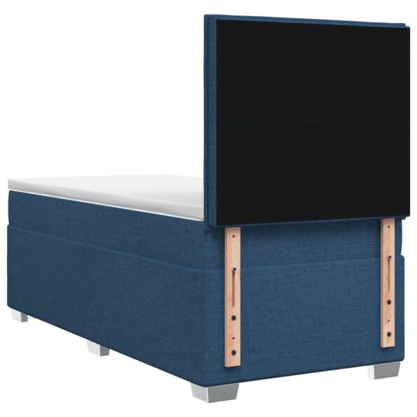 vidaXL Posteľ boxspring s matracom Modrá 80 x 200 cm Látka – Obrázok 7