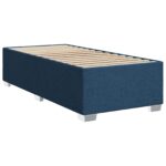 vidaXL Posteľ boxspring s matracom Modrá 100 x 200 cm Látka – Obrázok 6