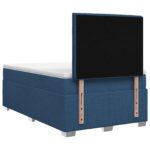 vidaXL Posteľ boxspring s matracom Modrá 120 x 200 cm Látka – Obrázok 9