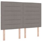 vidaXL Ottoman posteľ s matracom a LED Sivohnedá 160 x 200 cm Látka – Obrázok 5