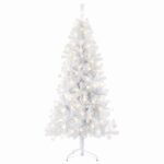 vidaXL Umelý Sklápací Vianočný Stromček 150 cm 150 LED Teplá biela – Obrázok 4