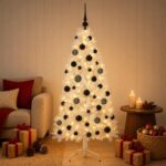 vidaXL Umelý Sklápací Vianočný Stromček 150 cm 150 LED Teplá biela