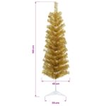 vidaXL Umelý štíhly vianočný stromček s ozdobami 150 cm 150 LED – Obrázok 11
