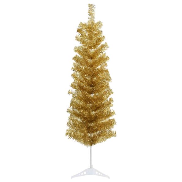 vidaXL Umelý štíhly vianočný stromček s ozdobami 150 cm 150 LED – Obrázok 5