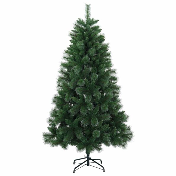 vidaXL Umelý vianočný stromček 210 cm 300 LED Teplá biela PVC a kov – Obrázok 5