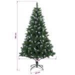 vidaXL Umelý vianočný stromček 150 cm 150 LED Teplá biela PVC a kov – Obrázok 10