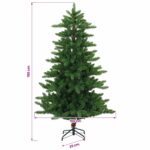 vidaXL Umelý vianočný stromček 150 cm 150 LED Teplá biela PVC a kov – Obrázok 10