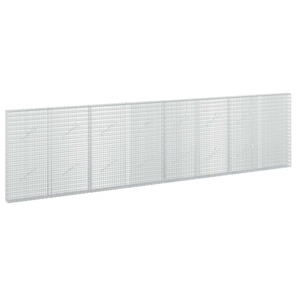 vidaXL Gabion s drôtom 3,5 mm a sieťou 5x2,5 cm 400x10x100 cm – Obrázok 2