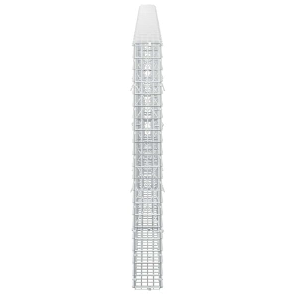 vidaXL Gabion s drôtom 3,5 mm a sieťou 5x2,5 cm 400x10x100 cm – Obrázok 4