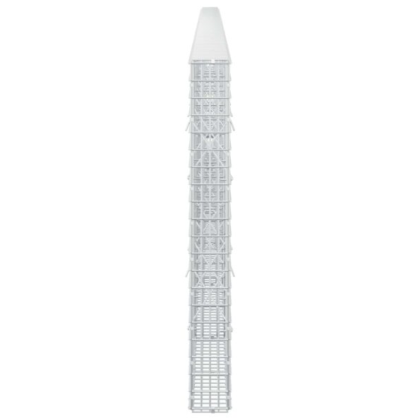 vidaXL Gabion s drôtom 3,5 mm a sieťou 5x2,5 cm 700x10x100 cm – Obrázok 4