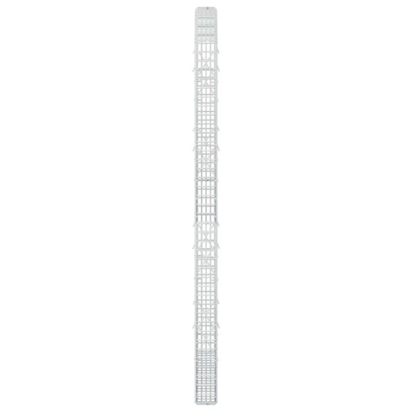 vidaXL Gabion s drôtom 3,5 mm a sieťou 5x2,5 cm 100x10x200 cm – Obrázok 4